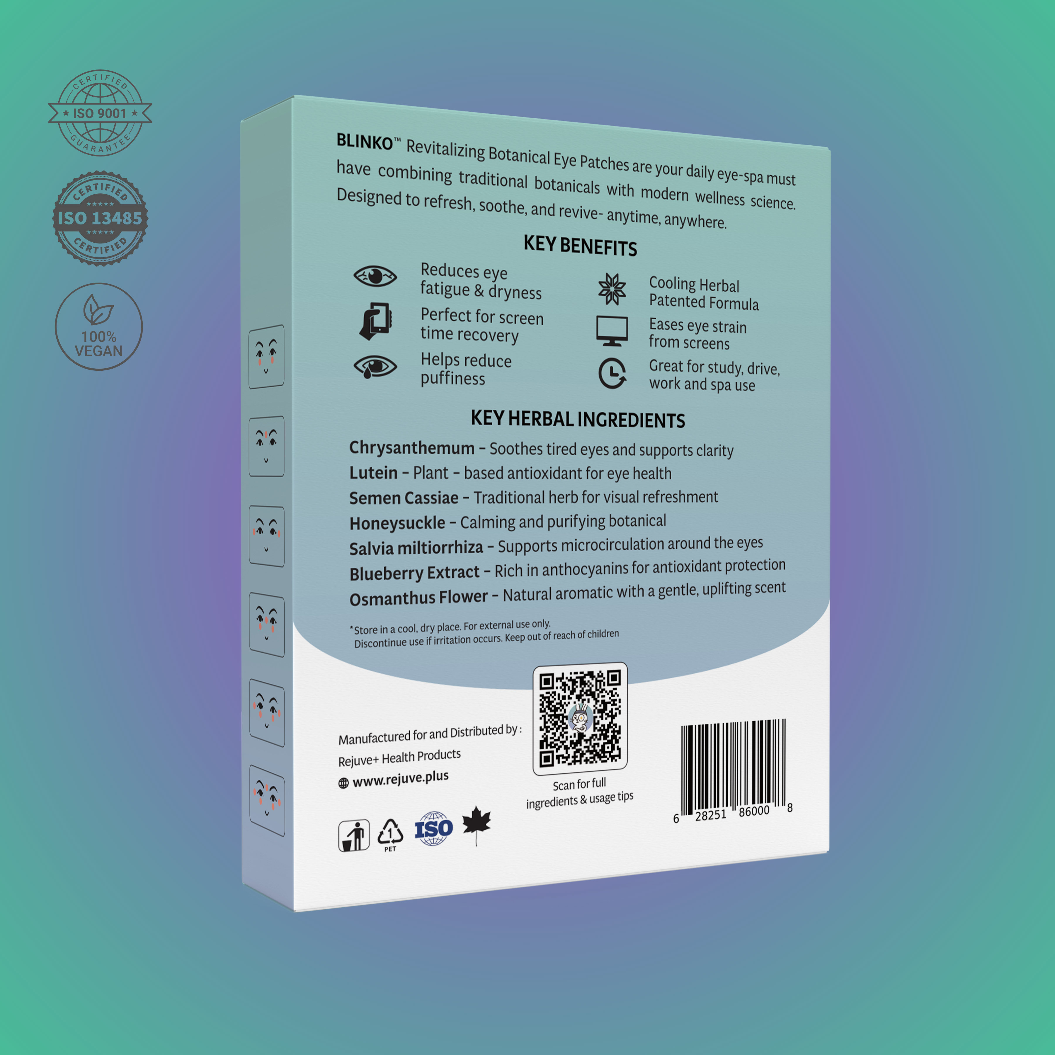 REJUVE+® BLINKO™ 靜眸草本眼貼