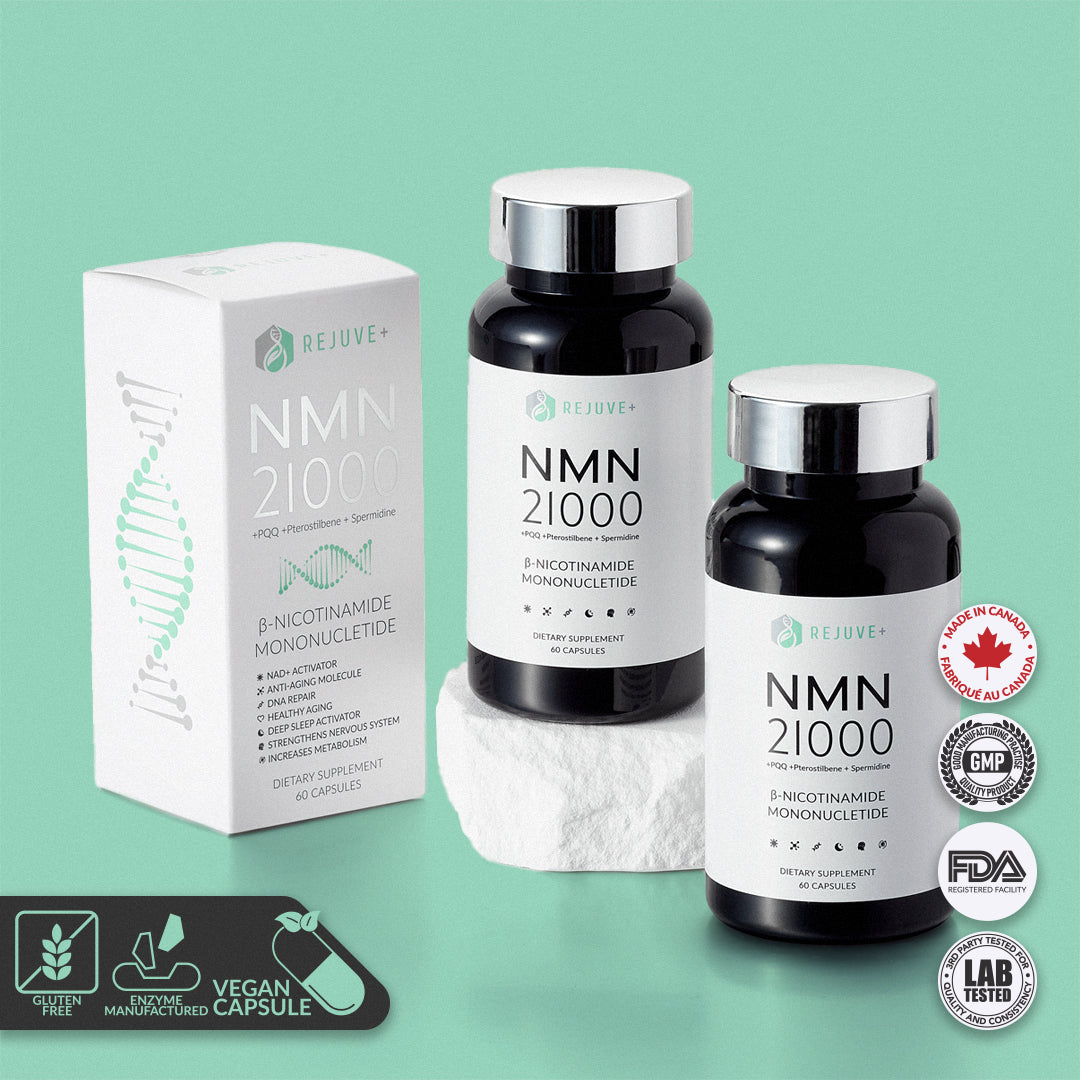 Rejuve+® NMN21000 加拿大4合1逆齡配方 (60粒裝)