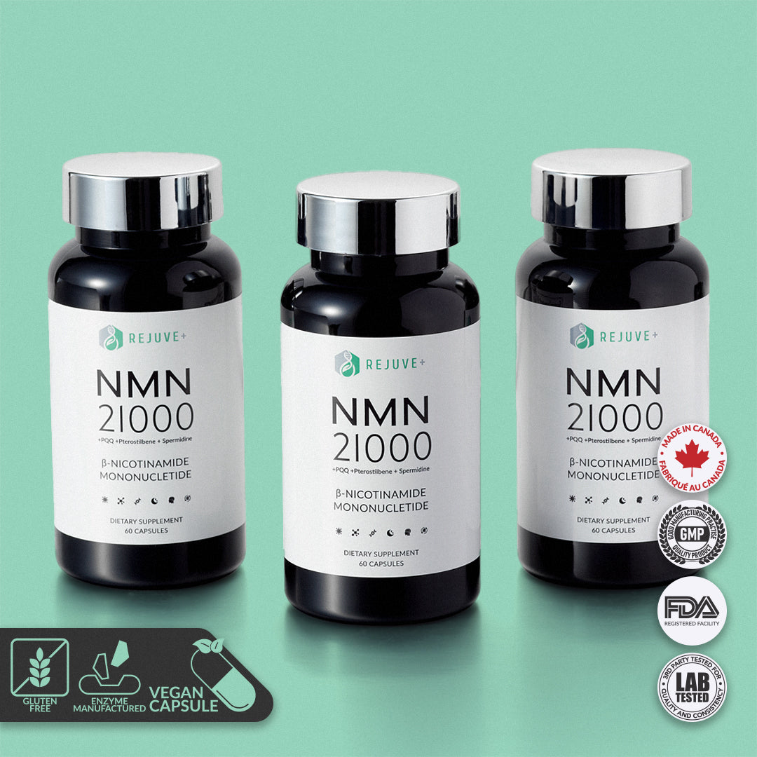 Rejuve+® NMN21000 加拿大4合1逆齡配方 (60粒裝)