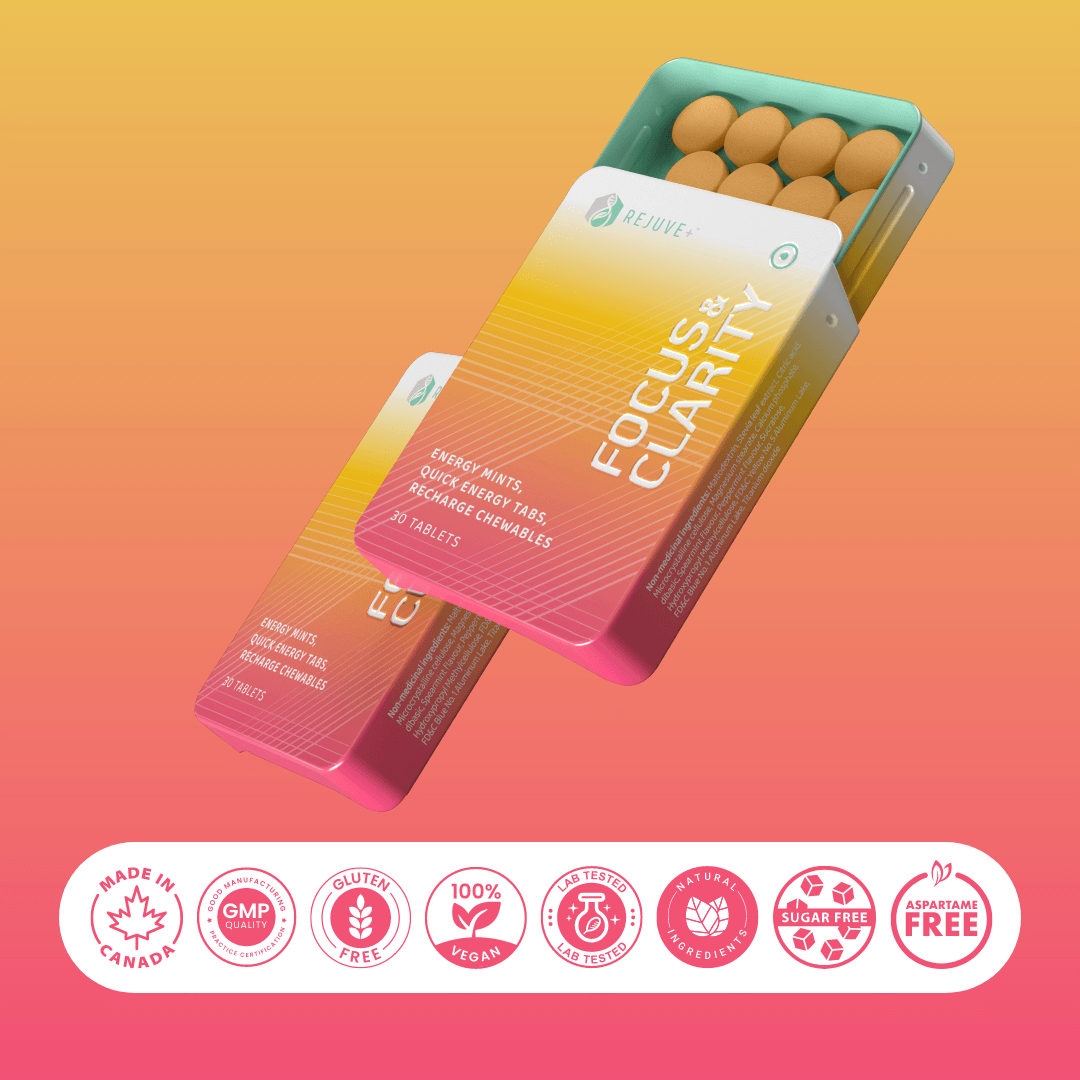 Rejuve+® 補腦專注片 30粒 | 提升專注力 增強記憶力