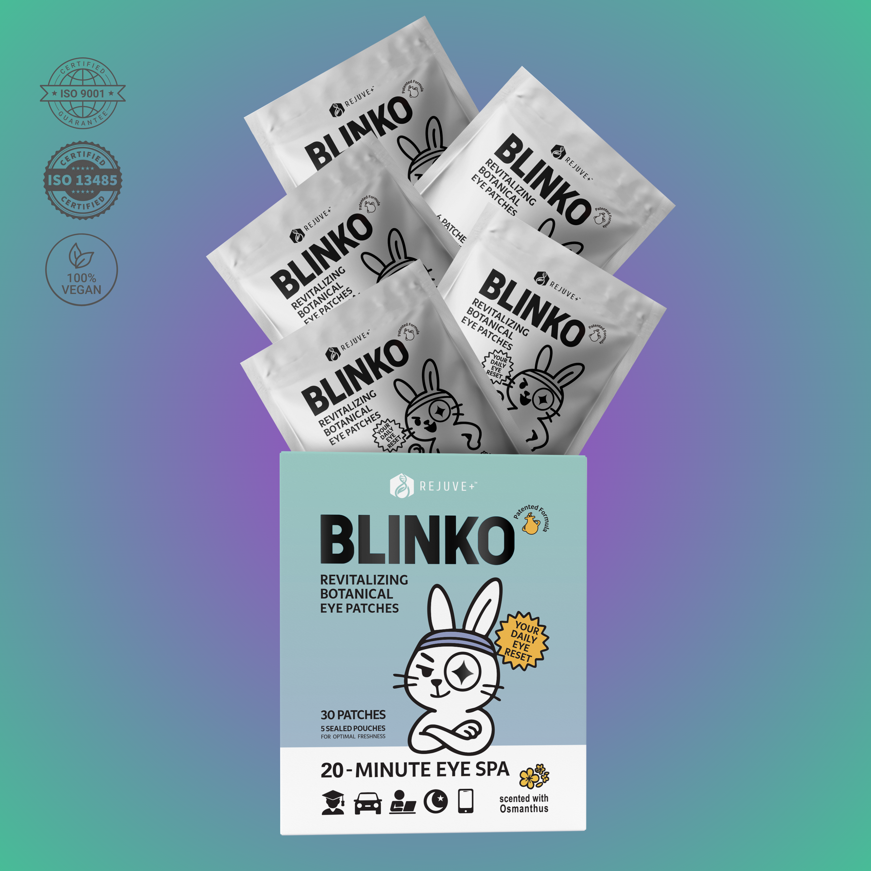 REJUVE+® BLINKO™ 靜眸草本眼貼