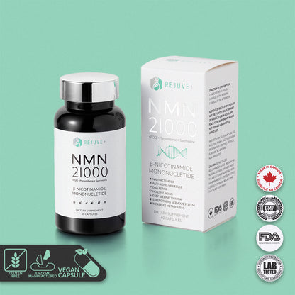 Rejuve+™ NMN21000 加拿大4合1逆齡配方 (60粒裝)